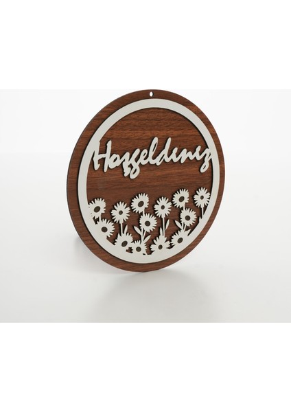 "hoşgeldiniz" Kapı Süsü|20*20 CM|KS8002