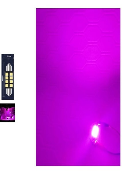 Purple Festoon Sofit 36MM LED Ampul 8 LED Mor ( Purple ) fiyatları