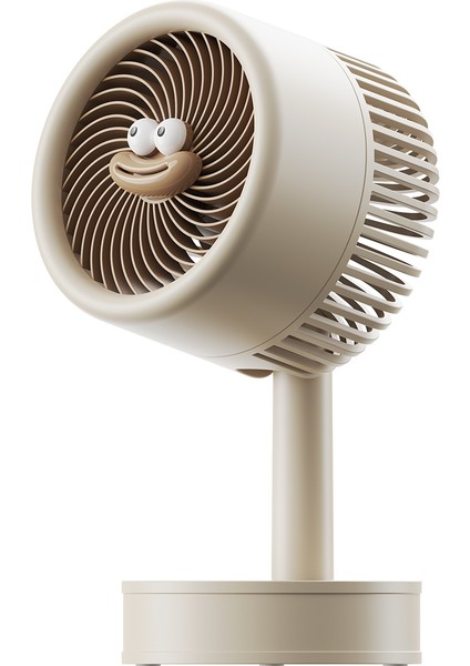 AFN27 Kahve 500MAH 3 Hız Kademeli Mini Masaüstü USB Fan