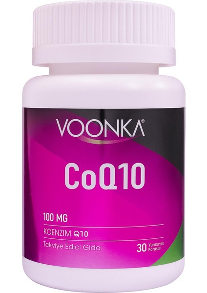 COQ10 100 mg 30 Kapsül