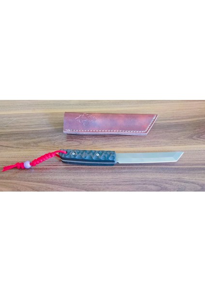 Av Kamp Bıçağı – N690 Çelik, Tanto Kesim, Özel Tasarım (Kılıflı) indirimleri