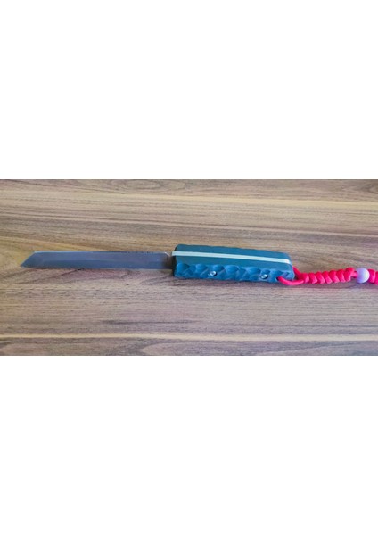 Av Kamp Bıçağı – N690 Çelik, Tanto Kesim, Özel Tasarım (Kılıflı)