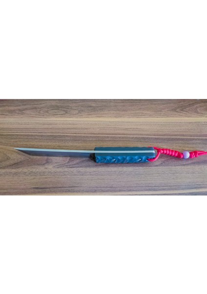 Av Kamp Bıçağı – N690 Çelik, Tanto Kesim, Özel Tasarım (Kılıflı)