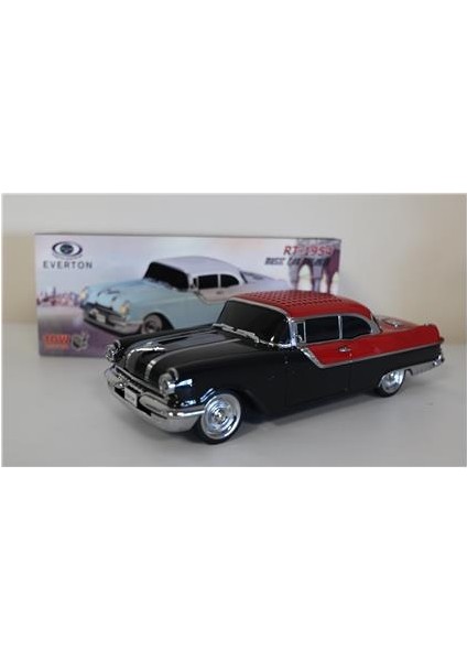 Rt-1954 Siyah Arabalı Bluetooth Fm-Usb-Tf-Aux Şarjlı Nostaljik Radyo fırsatları