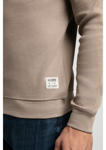 Sirius Erkek Polo Yaka Sweatshirt Kahverengi fırsatları