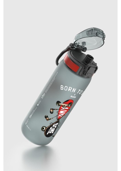 Rybo-X Soft Touch Desenli 630 ml Tritan Çocuk Matara 912162 Siyah modelleri