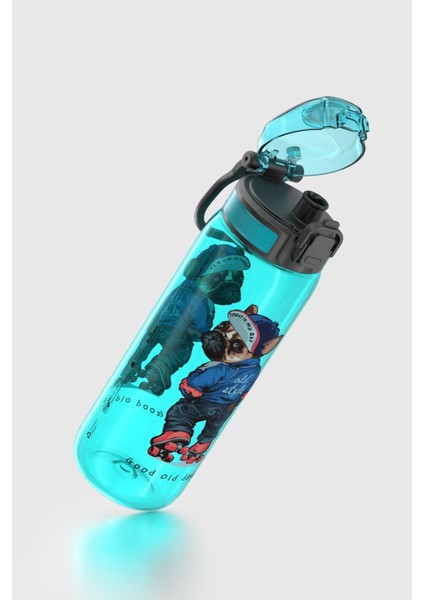 Rybo-X Desenli 630 ml Tritan Çocuk Matara 912163 Mavi modelleri