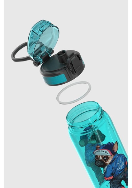 Rybo-X Desenli 630 ml Tritan Çocuk Matara 912163 Mavi fırsatları