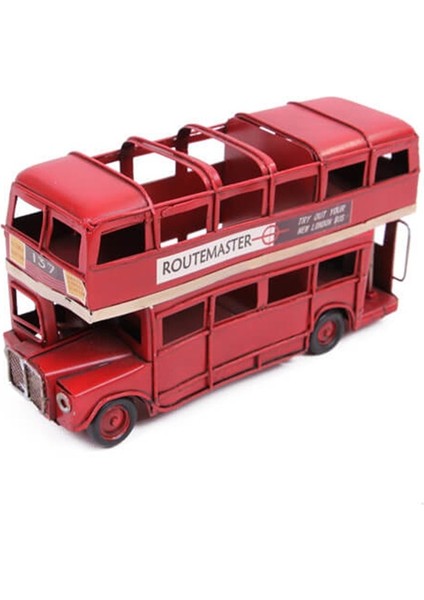 Dekoratif Metal Londra Şehir Otobüsü Kalemlik Nostaljik Tasarım Vip 2 fiyatları