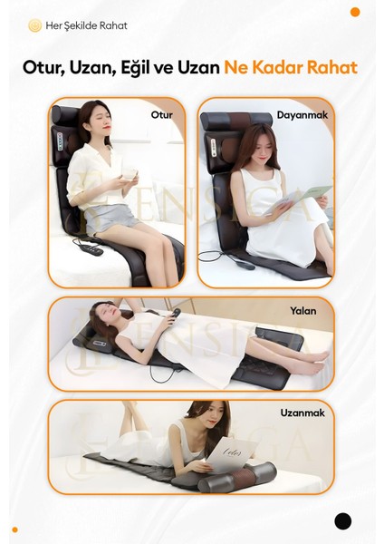Yoğurma Boyun Omurga, Bel ve Sırt Ayak Masajı Titreşimli Motor Tüm Vücut Masaj Minderi fiyatları