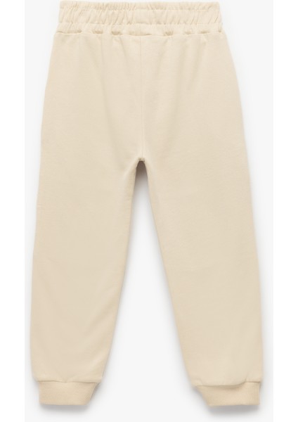 Pamuklu Şardonlu Dikiş Detaylı Cepli Beli Bağcıklı Jogger Eşofman Altı fiyatları