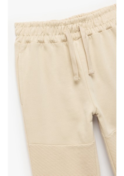 Pamuklu Şardonlu Dikiş Detaylı Cepli Beli Bağcıklı Jogger Eşofman Altı modelleri