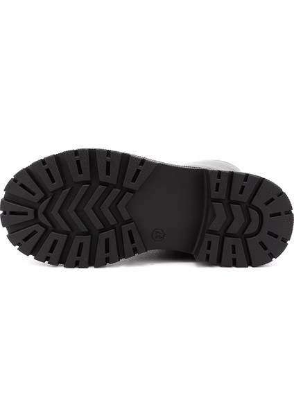 Kadın Siyah Fermuarlı Kalın Topuklu Postal Bot fırsatları