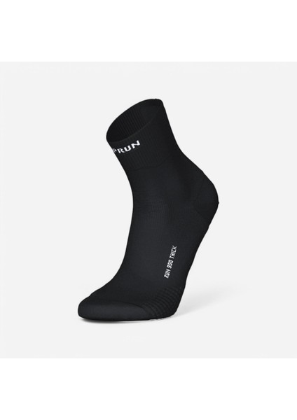 Kiprun Kalın Çorap - Orta Boy Konçlu - Koşu - Siyah - Kiprun RUN900