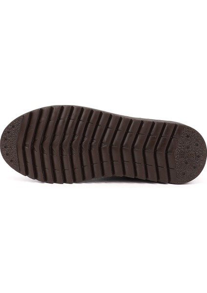 Kadın Kahve Fermuarlı Kalın Tabanlı Bot fırsatları