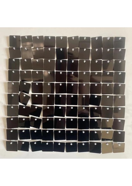 Pırıltılı Lazer Arka Planında Perde 30X30CM Düğün Parti Için 1 Adet Altın/siyah Pullu Zemin Panelleri Bebek Duş Arka Plan Duvar Dekor