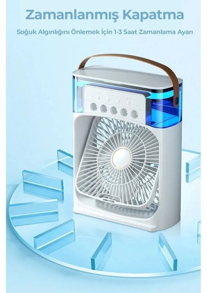 Type-C Hava Serinletici Su Püskürtmeli Fan Sessiz Masa Fanı fiyatları