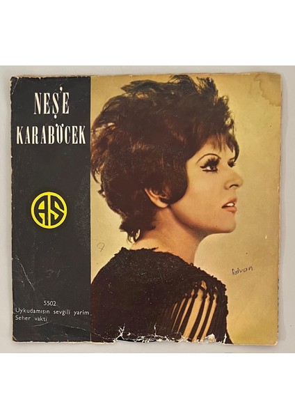 Neşe Karaböcek Uykudamısın Sevgili Yarim - Seher Vakti 45'lik Plak (Orjinal Dönem Baskı 45 Lik Plak)