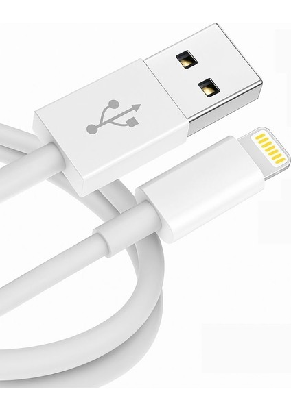 3A 60W Usba To Lightning Hızlı Data ve Şarj Kablosu 3 Metre Beyaz SX23