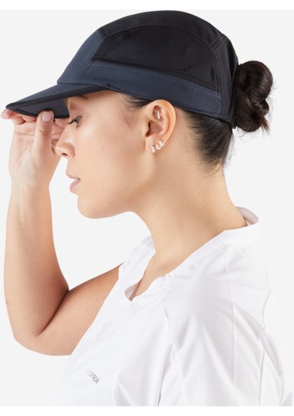 Kiprun Yetişkin 5 Panelli Şapka - Koşu - Karbon Grisi - Kiprun fiyatları