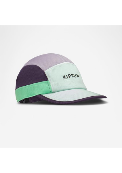 Kiprun Yetişkin Şapka - Koşu - 5 Panelli - Turkuaz/mor - Kiprun