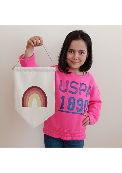 Çocuk Odası Dekorasyonu Için Flama Banner _ Gökkuşağı