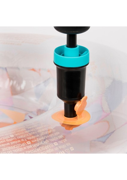 Nabaiji Şişme Yüzme Simidi - Büyük Boy - 92 cm - Desenli/şeffaf - Allpop fırsatları