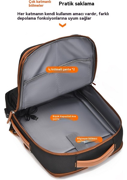 Büyük Kapasiteli Sırt Çantası Hafif Basit Seyahat Bilgisayar Çantası (Yurt Dışından) indirimleri