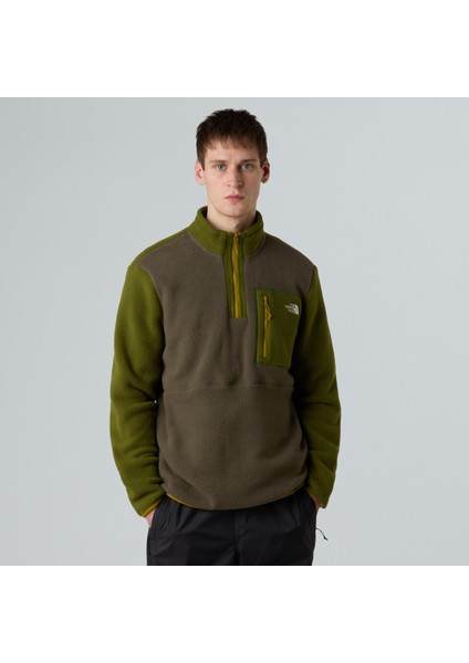 M Yumiori 1/4 Zip Erkek Polar