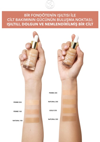 Işıltı Veren Serum Fondöten - Hyalüronik Asit -Teint Radiance - Vegan-Pembe 200-84837