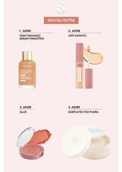 Işıltı Veren Serum Fondöten - Hyalüronik Asit -Teint Radiance - Vegan-Pembe 200-84837