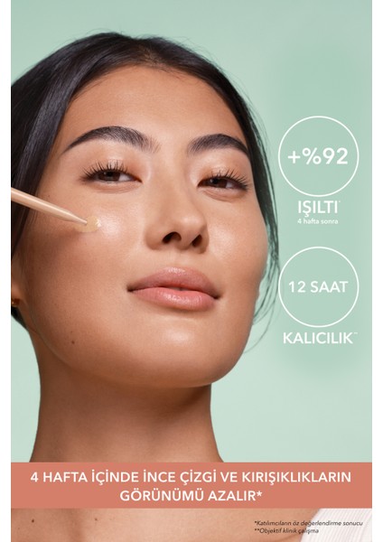 Işıltı Veren Serum Fondöten - Hyalüronik Asit -Teint Radiance - Vegan-Bej 200-84926 fırsatları