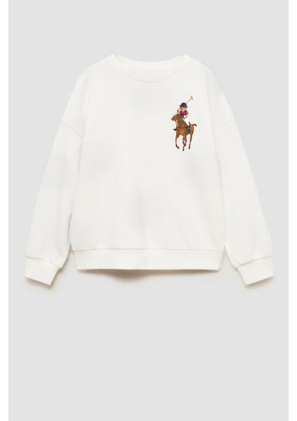 Erkek Çocuk Baskılı 3 Iplik Kumaş Pamuklu Sweatshirt