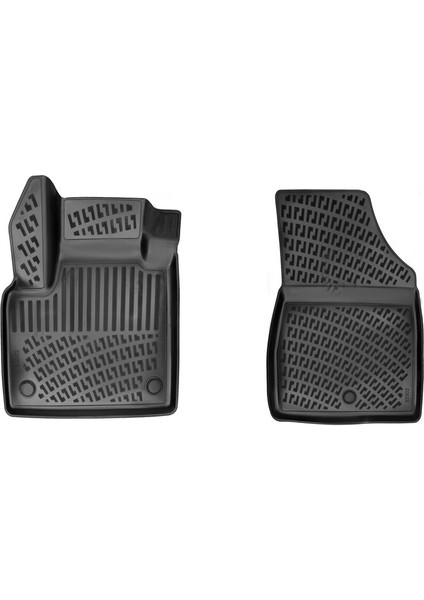 Renault Kangoo Panelvan (2 Parça) 2021 Sonrası 3D Araca Özel Havuzlu Paspas Bmy