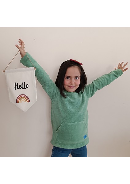 Çocuk Odası Dekorasyonu Için Flama Banner _ Hello