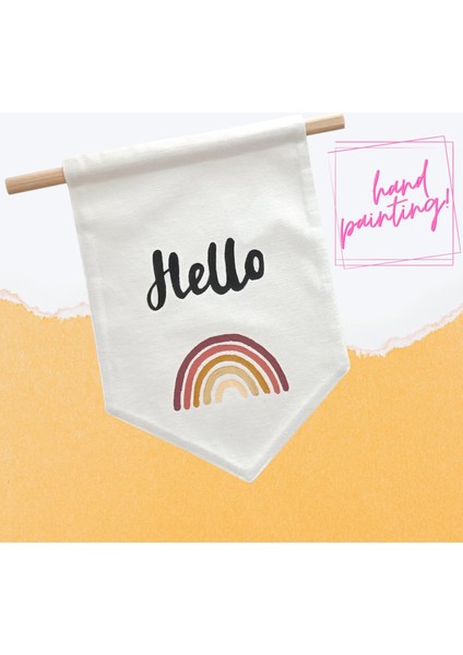 Çocuk Odası Dekorasyonu Için Flama Banner _ Hello fiyatları