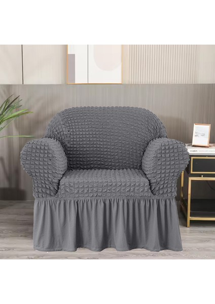 Bürümcük Koltuk Örtüsü ,berjer Kılıfı, Tek Kişilik, Etekli, Lastikli, Esnek, Yıkanabilir 1 Adet