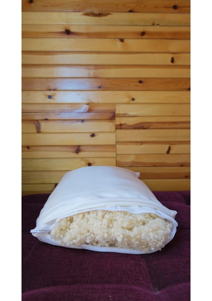 Kırışıklık Karşıtı Güzellik Yastığı El YAPIMI%100 Yün DOLGULU,%100 Doğal Ipek Yastık Kılıfı ile Cilt Dostu, Saç Dostu Yastık Anti Aging Uyku Yastığı Nefes Alabilir ve Lüks Uyku Konforu fiyatları