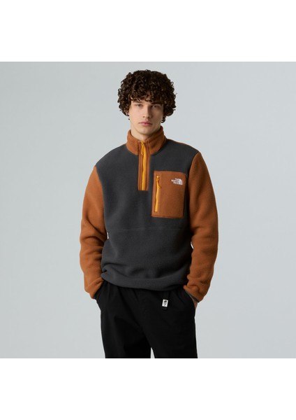 M Yumiori 1/4 Zip Erkek Polar