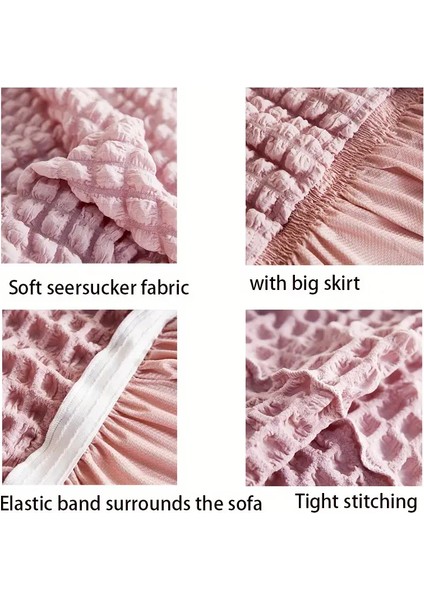 Bürümcük Koltuk Örtüsü ,berjer Kılıfı, Tek Kişilik, Etekli, Lastikli, Esnek, Yıkanabilir 1 Adet