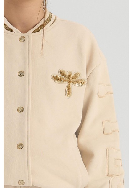 Bg Store Kız Çocuk Ekru Ceket modelleri