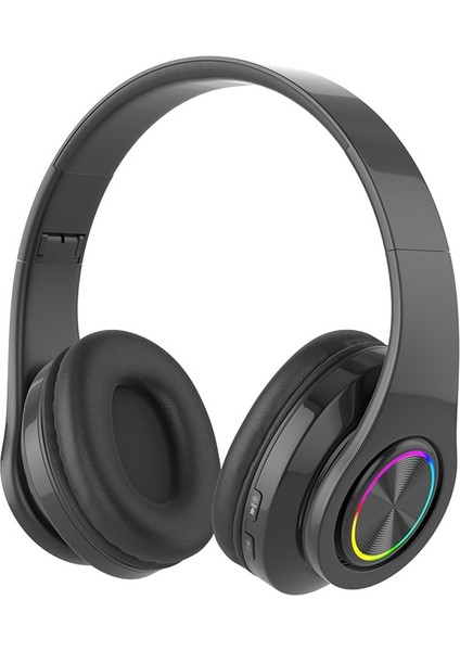 Çok Satan Kablosuz Işıklı Bluetooth Kulaklık Kulak Üstü Bluetooth Kulaklık 5.0 Kart Takılabilir Katlanabilir Ağır Bas B39 (Yurt Dışından)