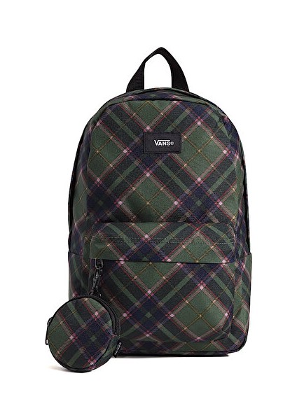Old Skool Mini Backpack Sırt Çantası-En: 21 Cm, Boy: 32 Cm, Derinlik: 13 cm VN000Q9AEN61 Yeşil