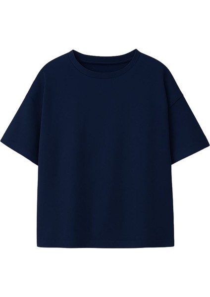 Basic 2'li Kız Çocuk Bisiklet Yaka T-Shirt ( Lacivert - Pembe ) fiyatları