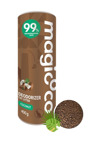 Magiccoco Hindistan Cevizli Kedi Kumu Koku Giderici 400 G