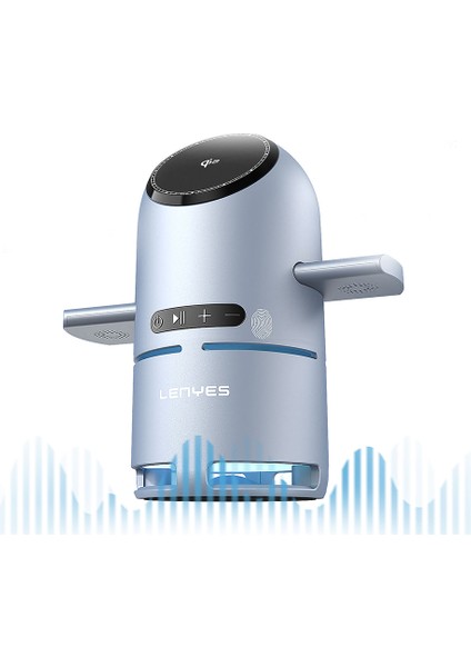 PW321 Qi2 Şarj Teknolojili Speaker Özellikli Telefon&saat&kulaklık 15W Kablosuz Şarj Gri modelleri