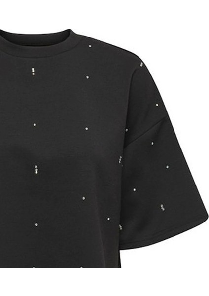 15353293 Kisa Kol Kadin Sweat - Siyah fiyatları