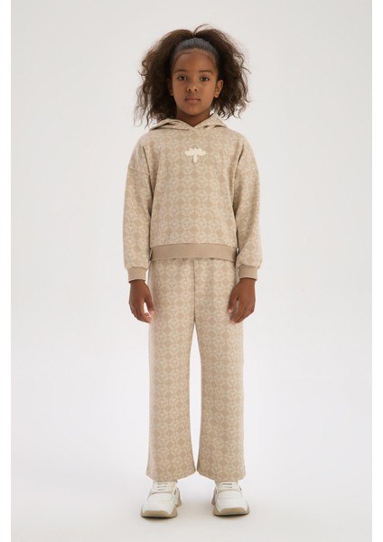 Bg Store Kız Çocuk Desenli Sweatshirt