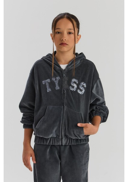 Bg Store Kız Çocuk Antrasit Eşofman Üstü fiyatları