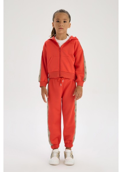 Bg Store Kız Çocuk Kırmızı Eşofman Üstü